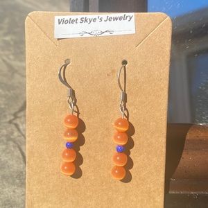 Retro beaded earrings